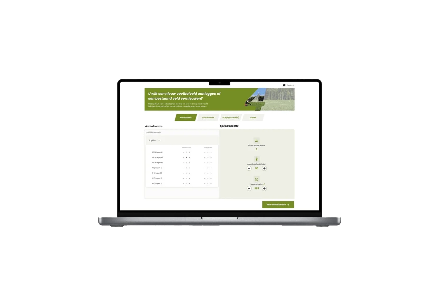 4Grass tool Uitgebreide rekentool voor direct veldadvies