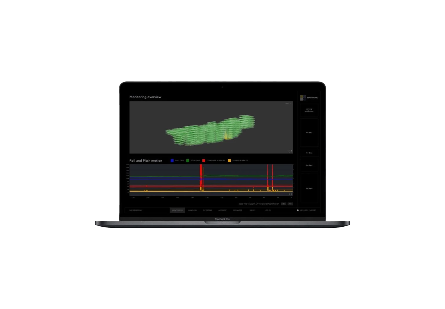 GBMS Live monitoring van vracht-containers om verlies te voorkomen